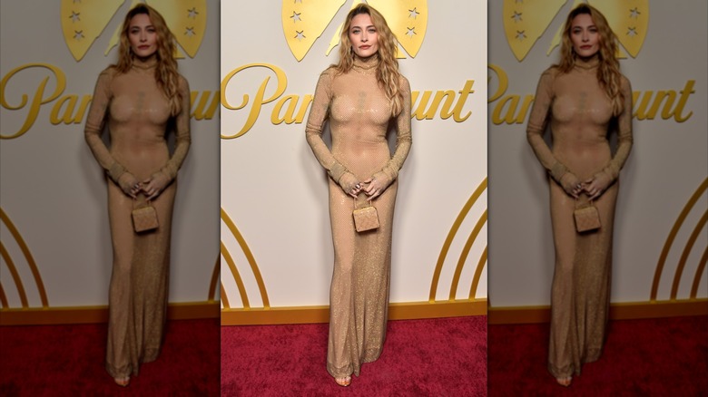 Paris Jackson attends the Paramount Golden Globe Nominee Celebration at Cipriani Beverly Hills on January 04, 2025, in Beverly Hills, California