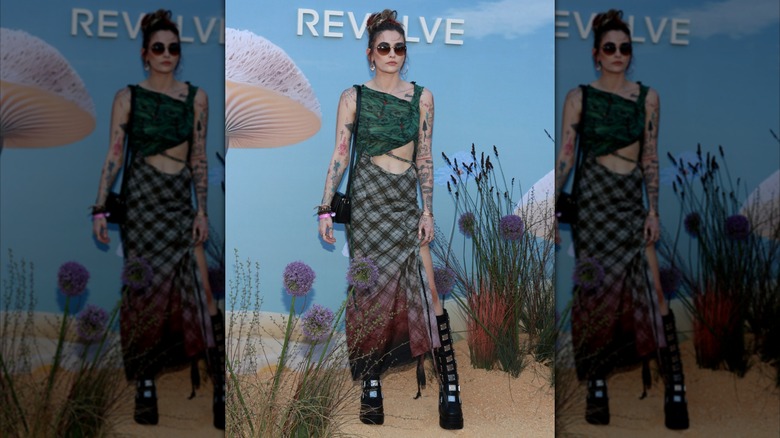 Paris Jackson attends REVOLVE Festival 2023, Thermal, CA - Day 1 on April 15, 2023 in Thermal, California