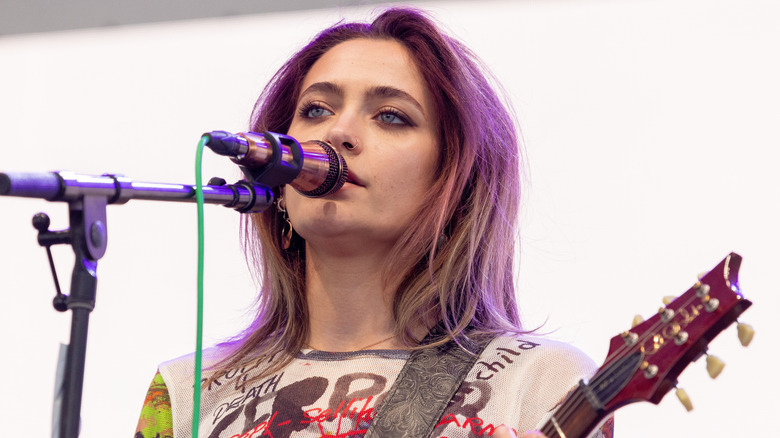 Paris Jackson and her band perform at Bonnaroo music festival, 2023