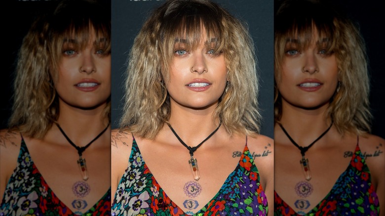 Paris Jackson at Harper's Bazaar Icons event in 2017