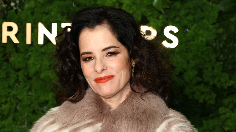 Parker Posey attending the grand opening of Printemps in New York City