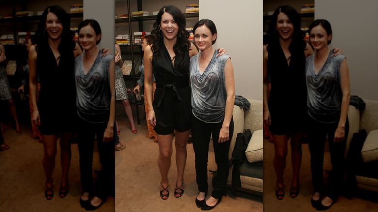 Actors Lauren Graham and Alexis Bledel attend the after party for "The Answer Man" premiere at Supper on July 16, 2009 NYC