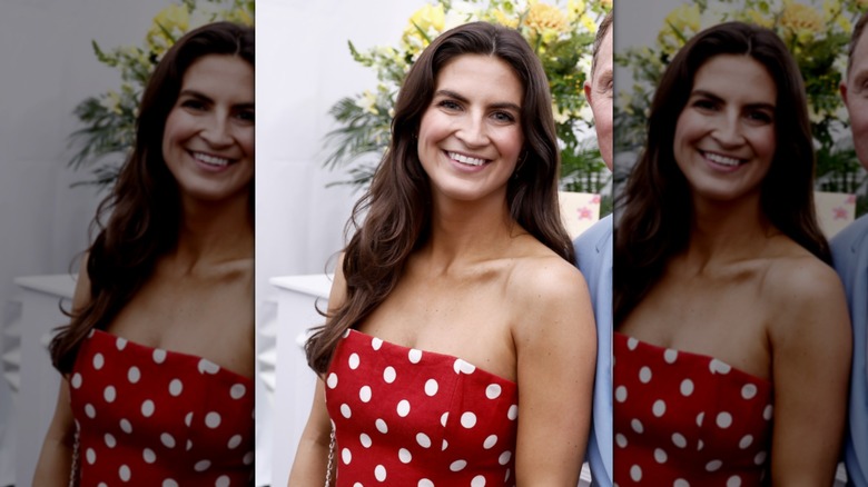 Kaitlan Collins at the White House Correspondents' Weekend Garden Brunch