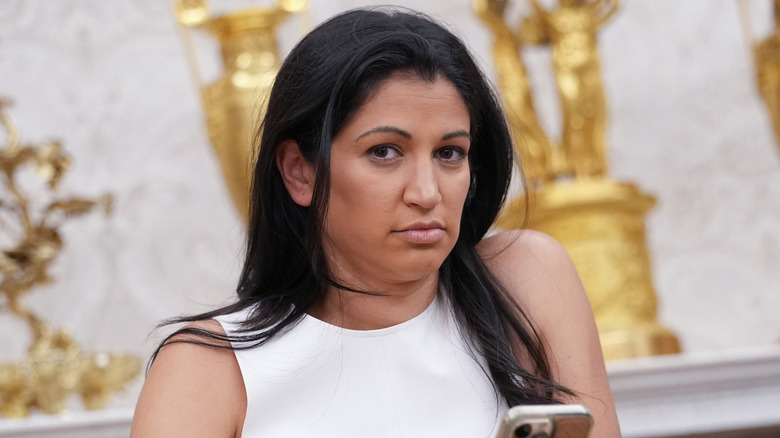 Katie Miller in the Oval Office of the White House on May 30, 2025