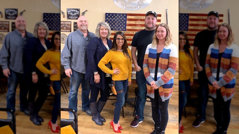 Lauren Boebert with constituents in January 2020