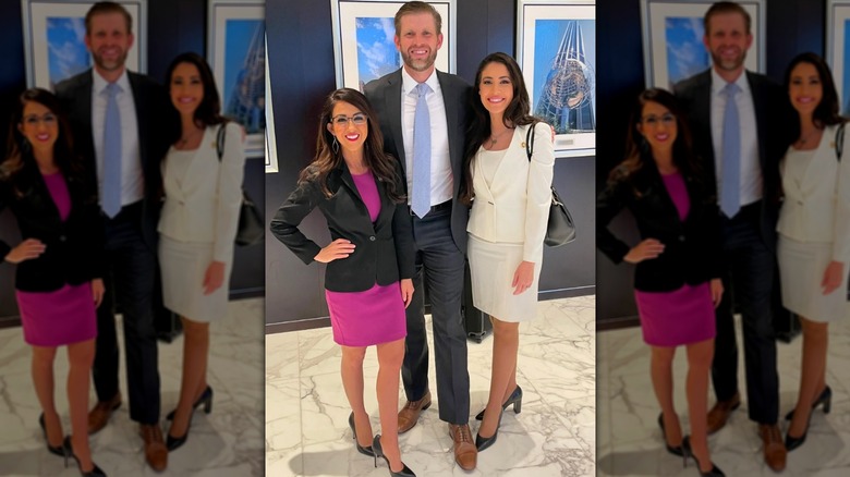 Lauren Boebert and with Eric Trump and Anna Paulina Luna
