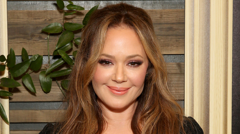 Leah Remini smiling