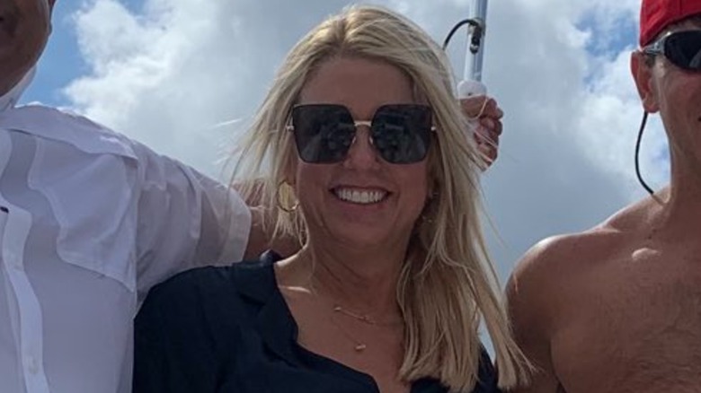 Pam Bondi on a boat with friends
