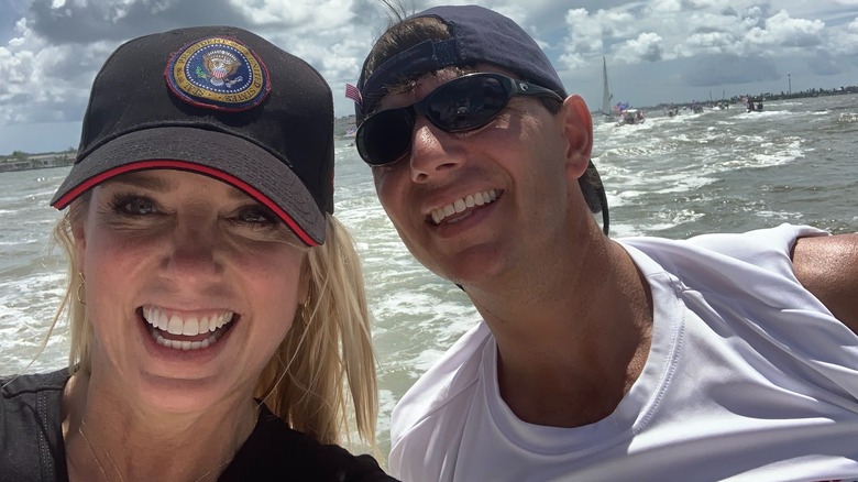 Pam Bondi during a boat trip