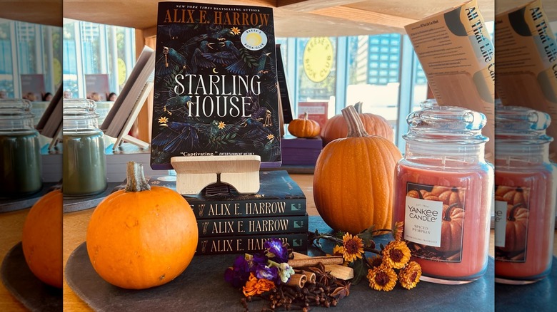 Alix E. Harrow's Starling House book set up at Reese's Book Club Experience