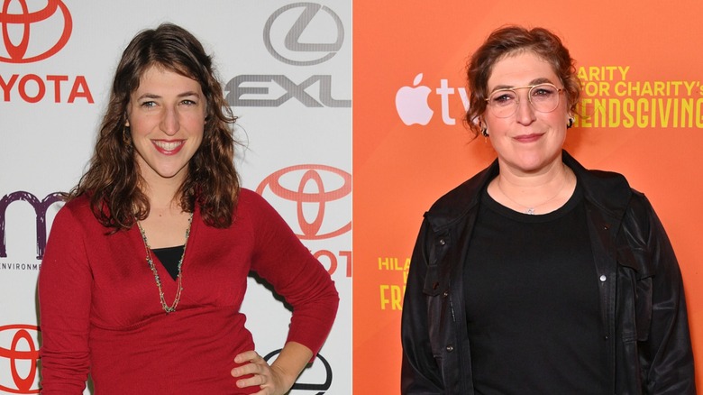 Mayim Bialik in 2010 and 2025