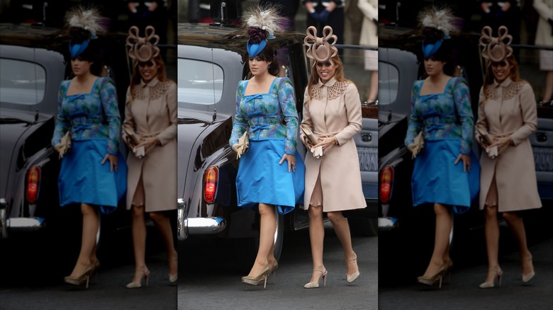 Princess Beatrice and Eugenie