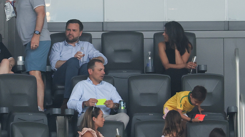 Usha and JD Vance at the FIFA Club World Cup in Ohio, June 2025
