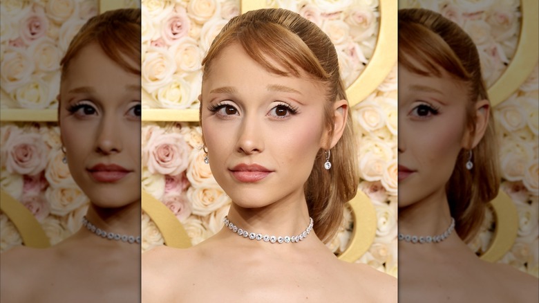 Ariana Grande with strawberry blond hair