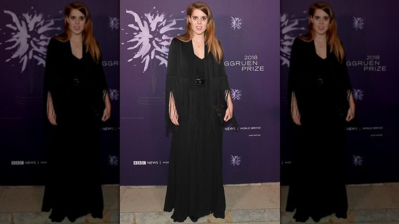 Princess Beatrice attends the Third Annual Berggruen Prize Gala at the New York Public Library on December 10, 2018