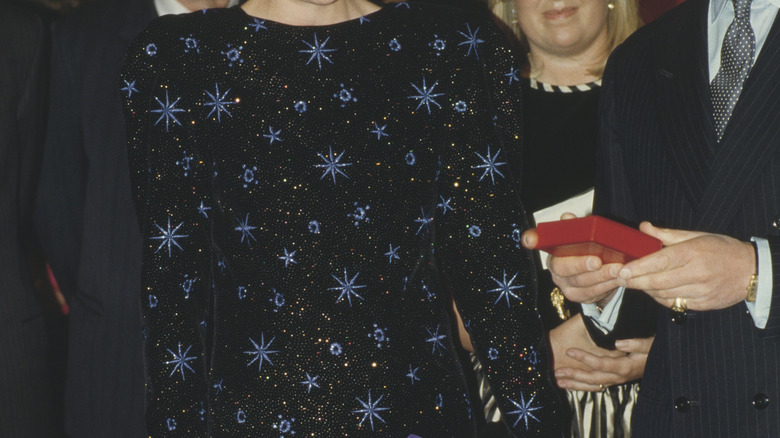 Crop shot of Princess Diana's dress