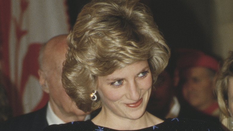 Princess Diana's face