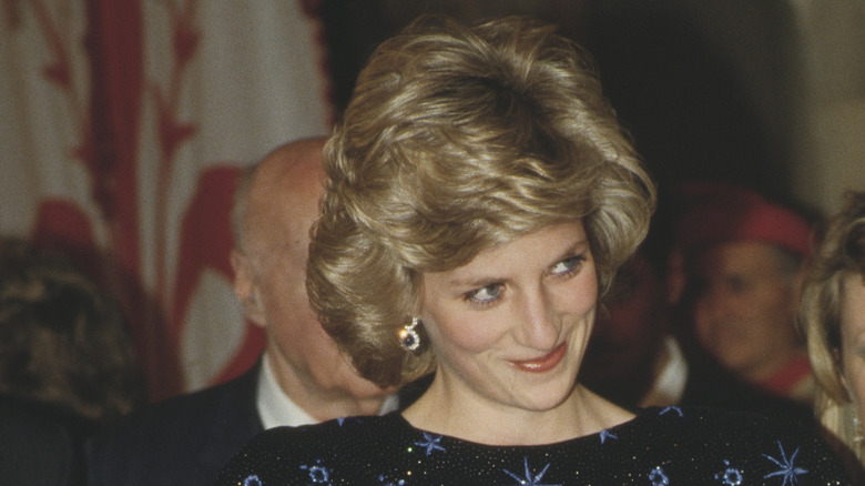 Princess Diana smiling
