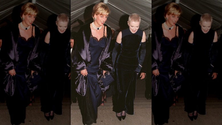 Princess Diana and Liz Tilberis at the 1996 Met Gala