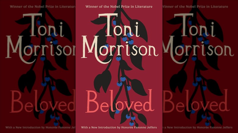 The front cover of Beloved by Toni Morrison