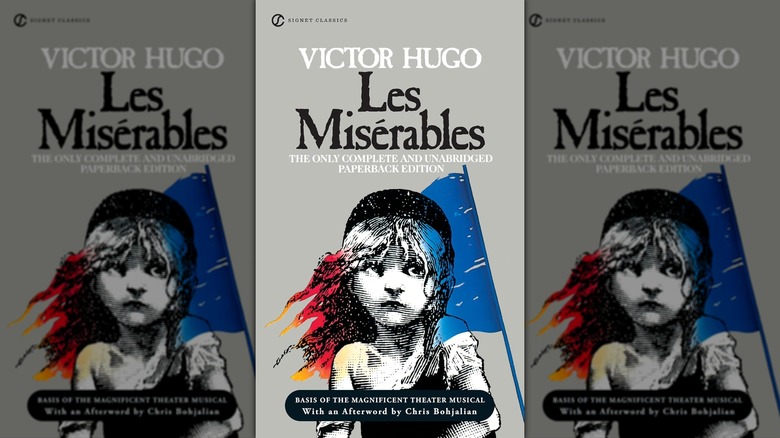 The front cover of Les Misérables by Victor Hugo