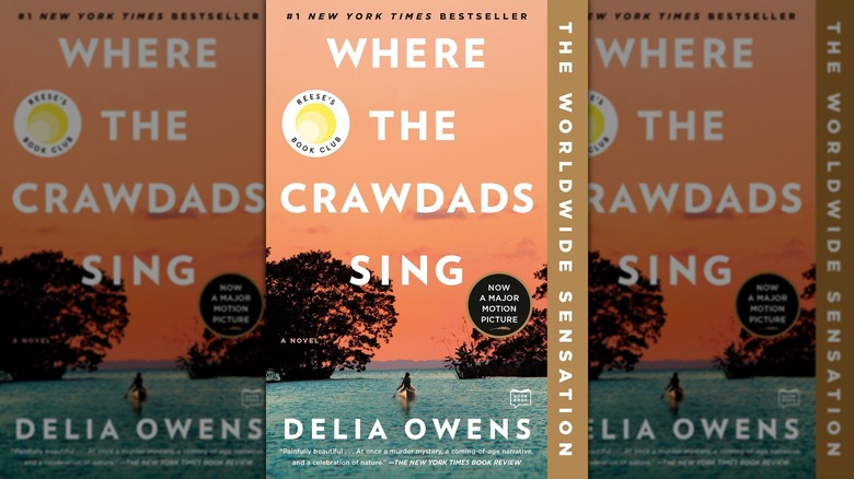 The front cover of "Where the Crawdads Sing" by Delia Owens