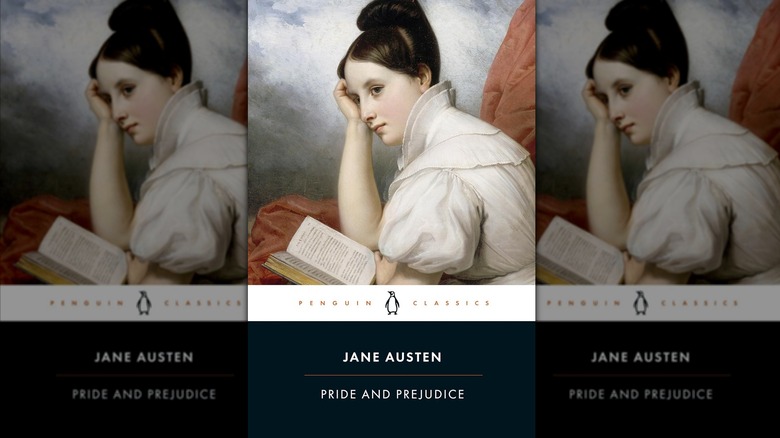 The front cover of "Pride and Prejudice" by Jane Austen