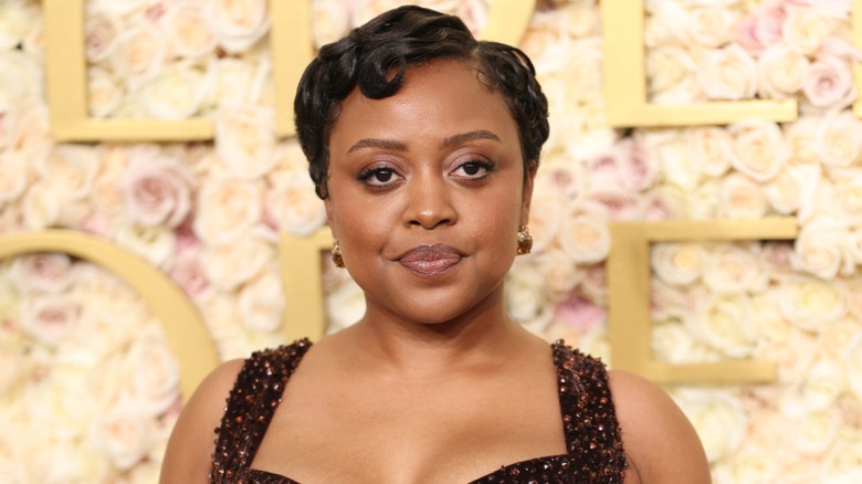 Quinta Brunson on the red carpet