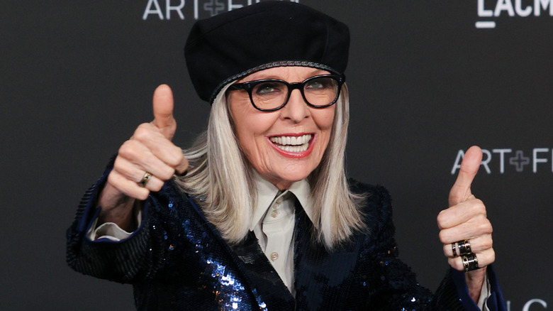 Diane Keaton at the Los Angeles County Museum of Art in 2021