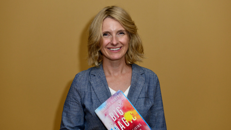 Elizabeth Gilbert at a book reading event in 2015