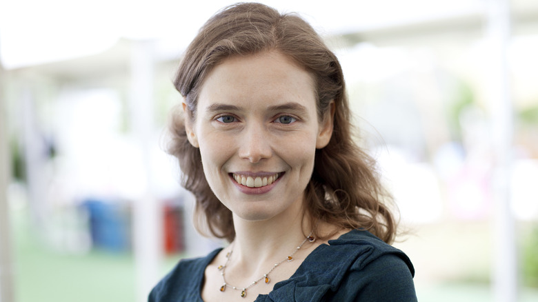 Madeline Miller pictured smiling in 2012
