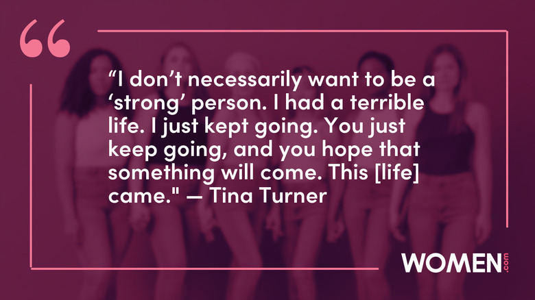 Tina Turner quote about acceptance