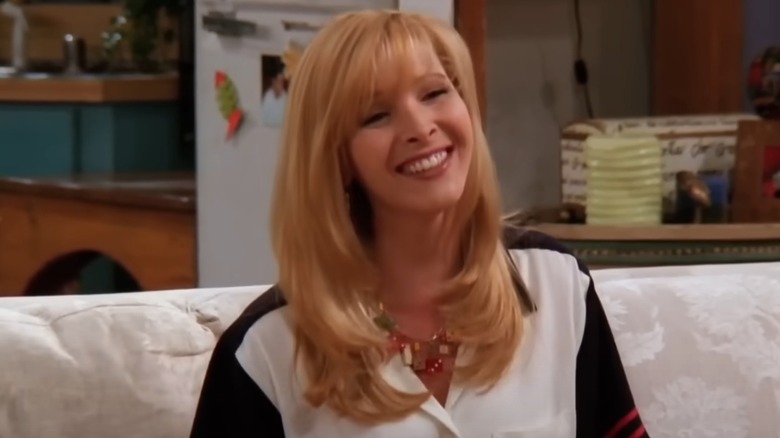 Phoebe Buffay with a wispy bangs haircut