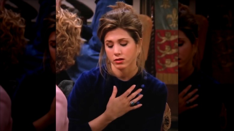 Rachel Green wearing rings in Friends