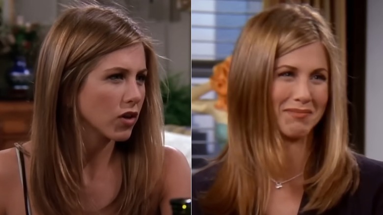 Rachel Green with matte foundation in Friends