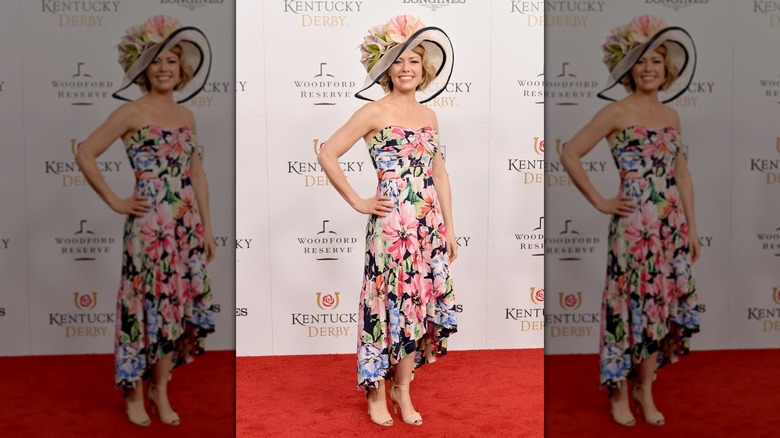Dylan Dreyer attends Kentucky Derby 144th on May 5, 2018 in Louisville, Kentucky