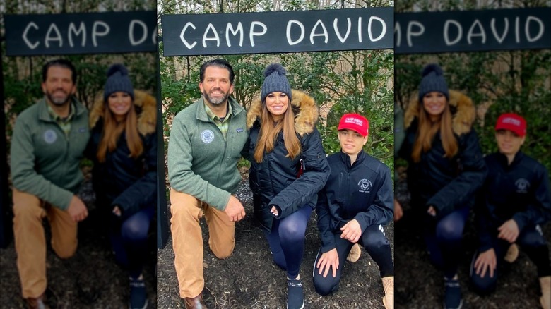 kimberly guilfoyle and don jr at camp david