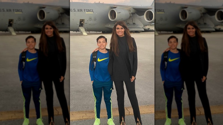 kimberly guilfoyle and son ronan january 2020