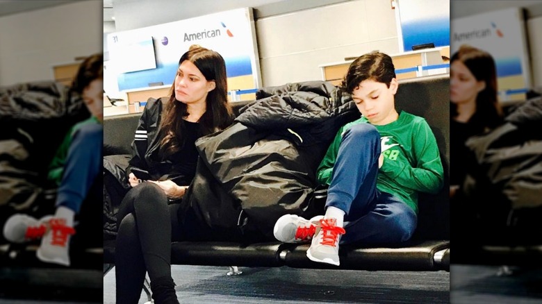 kimberly guilfoyle and ronan at the airport 2017