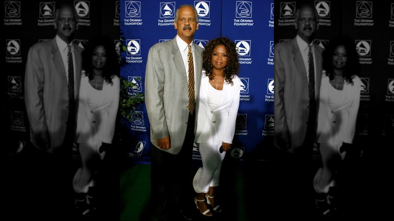 Stedman Graham and Oprah Winfrey on the red carpet in 2006