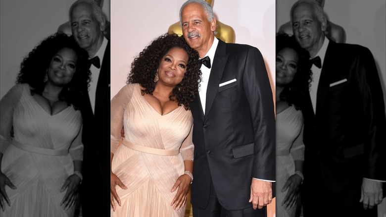 Stedman Graham and Oprah Winfrey on the red carpet in 2015