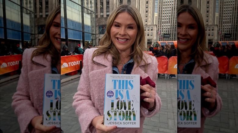 Jenna Bush Hager holding "This is a Love Story" by Jessica Soffer