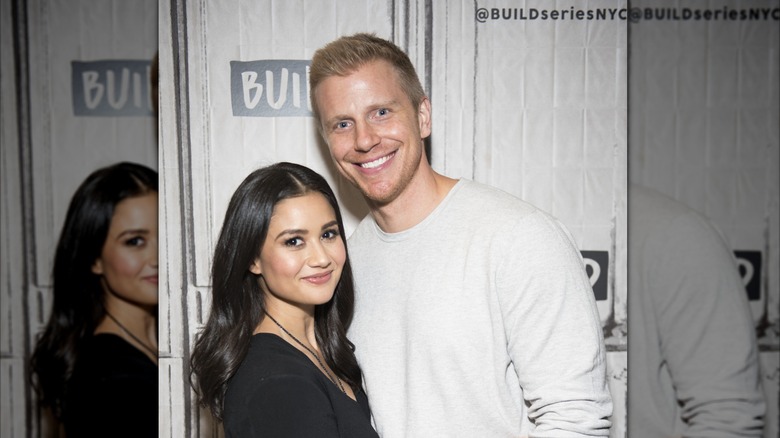 Catherine Lowe and Sean Lowe attend AOL Build Series
