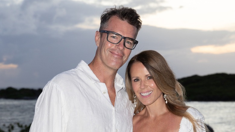 First-ever Bachelorette Trista Sutter smiling with her husband, Ryan Sutter