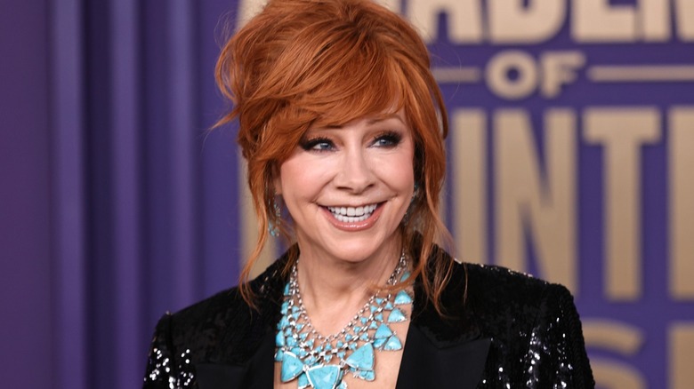 Reba McEntire smiling