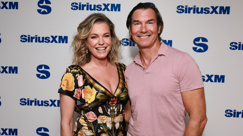 Rebecca Romijn and Jerry O'Connell visit the SiriusXM Studios, 2025