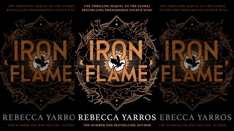 The front cover of "Iron Flame" by Rebecca Yarros.