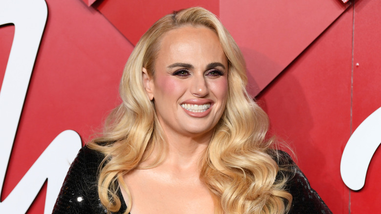 Rebel Wilson at the 2024 Fashion Awards in a black dress