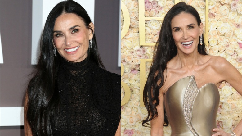 Demi Moore smiling