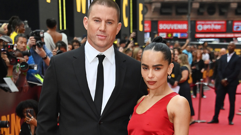 Channing Tatum and Zoe Kravitz at the Blink Twice London premiere